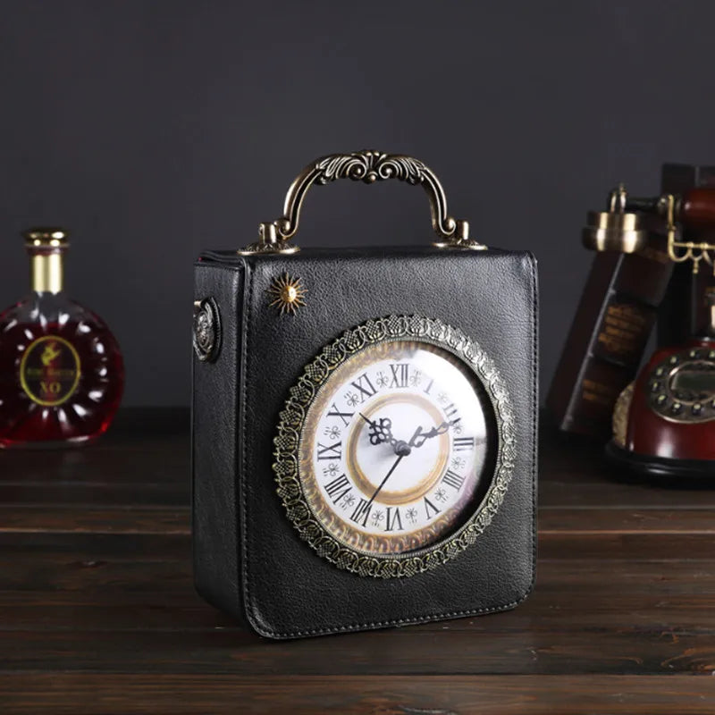 Clock Small Square Bag