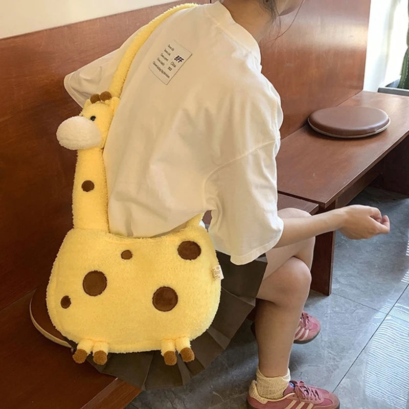Giraffe Plush Bag