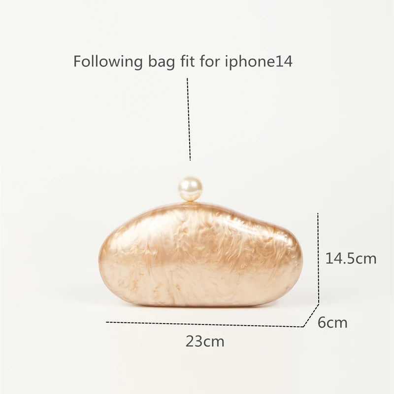 Stone Clutch Bag