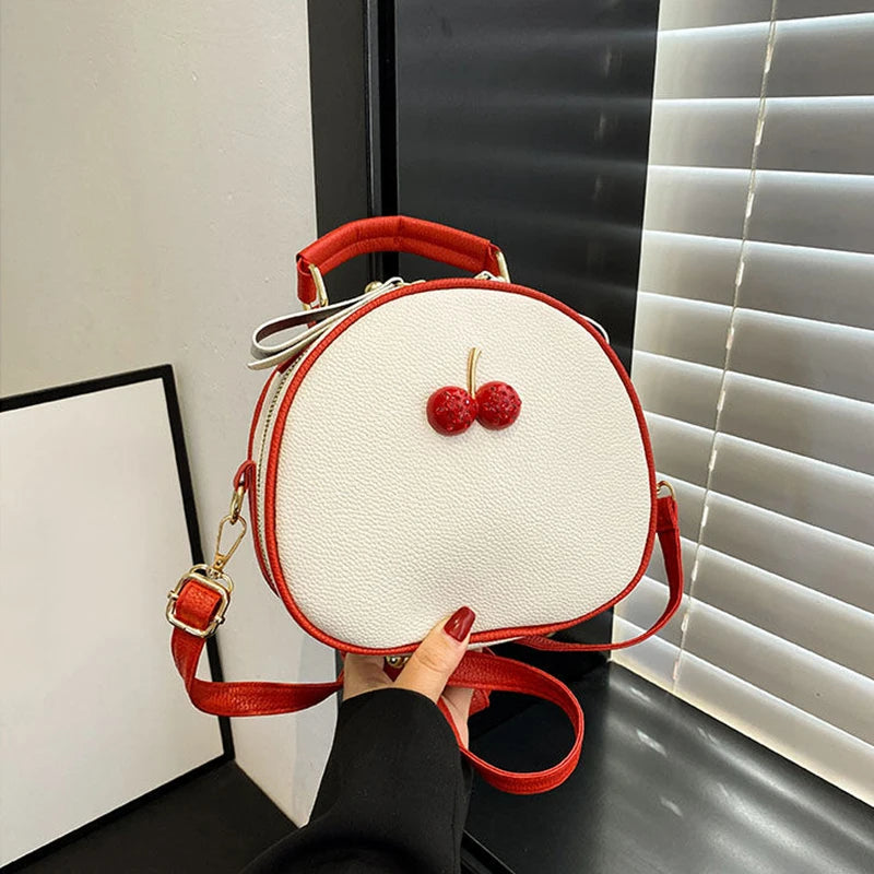 Cherry Round Backpack