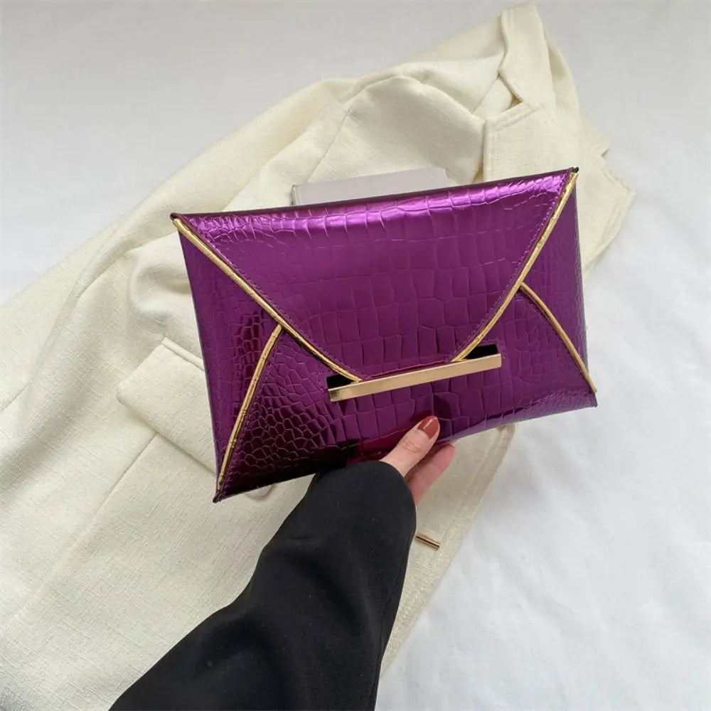 Crocodile Glossy Purse
