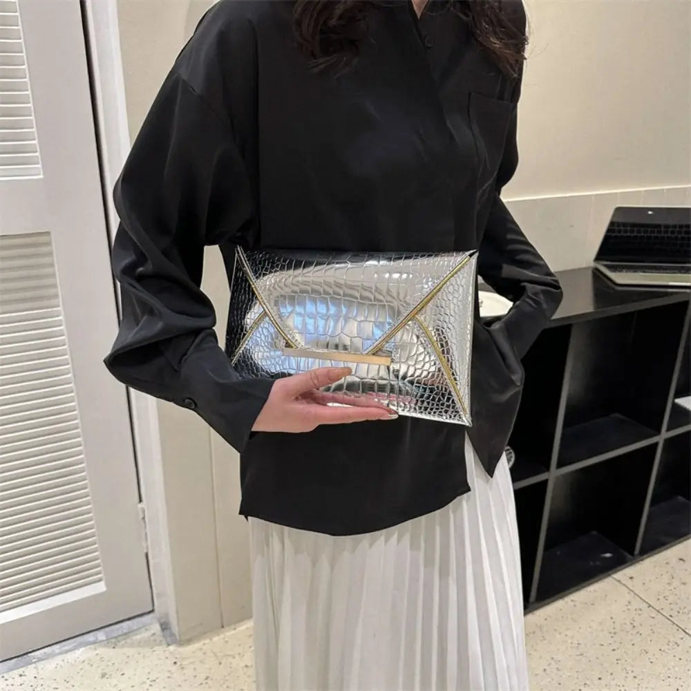 Crocodile Glossy Purse