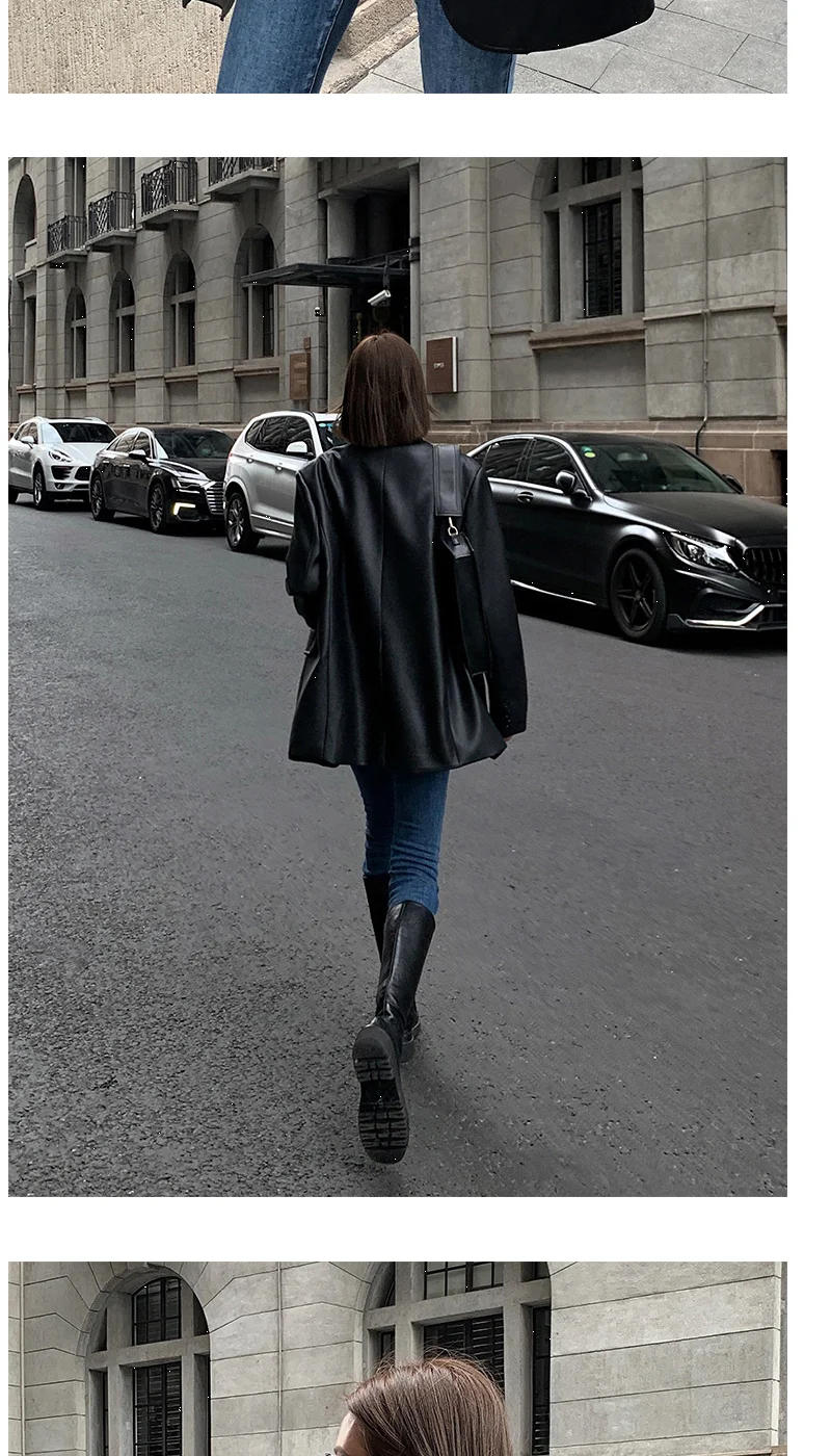 Leather Suit Jacket