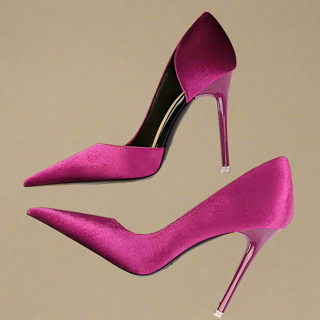 Suede High Heel