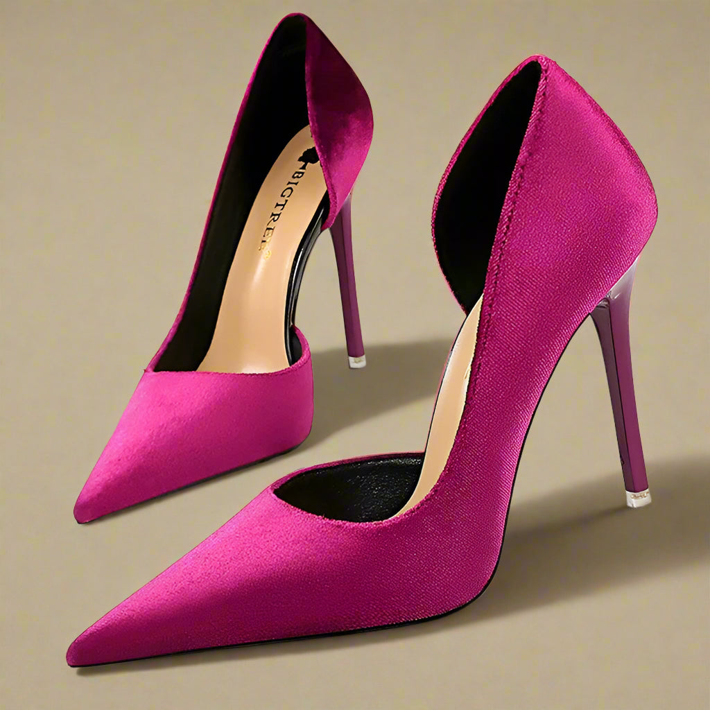Suede High Heel