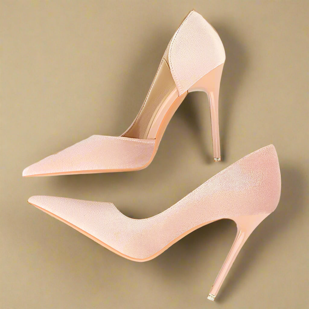 Suede High Heel