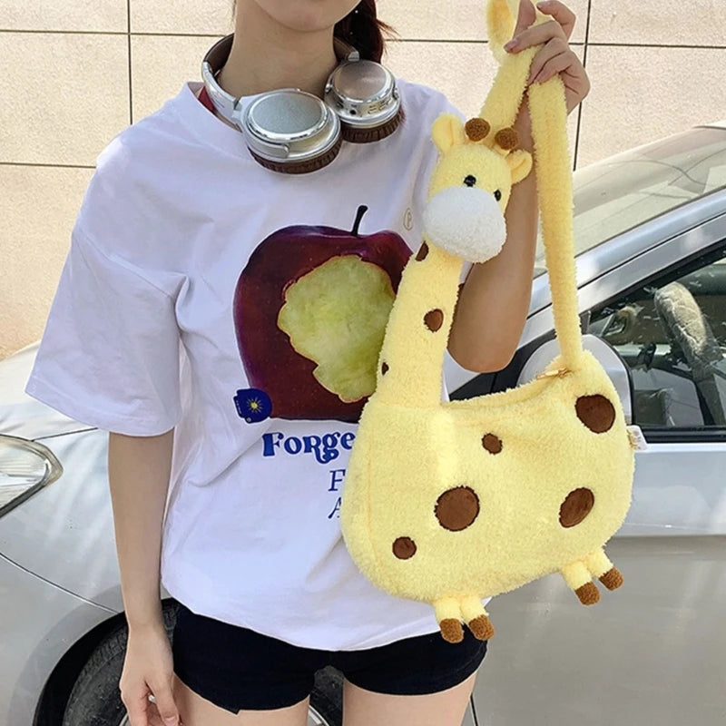 Giraffe Plush Bag