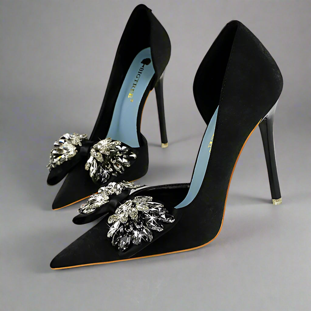 Stone Bow Heels