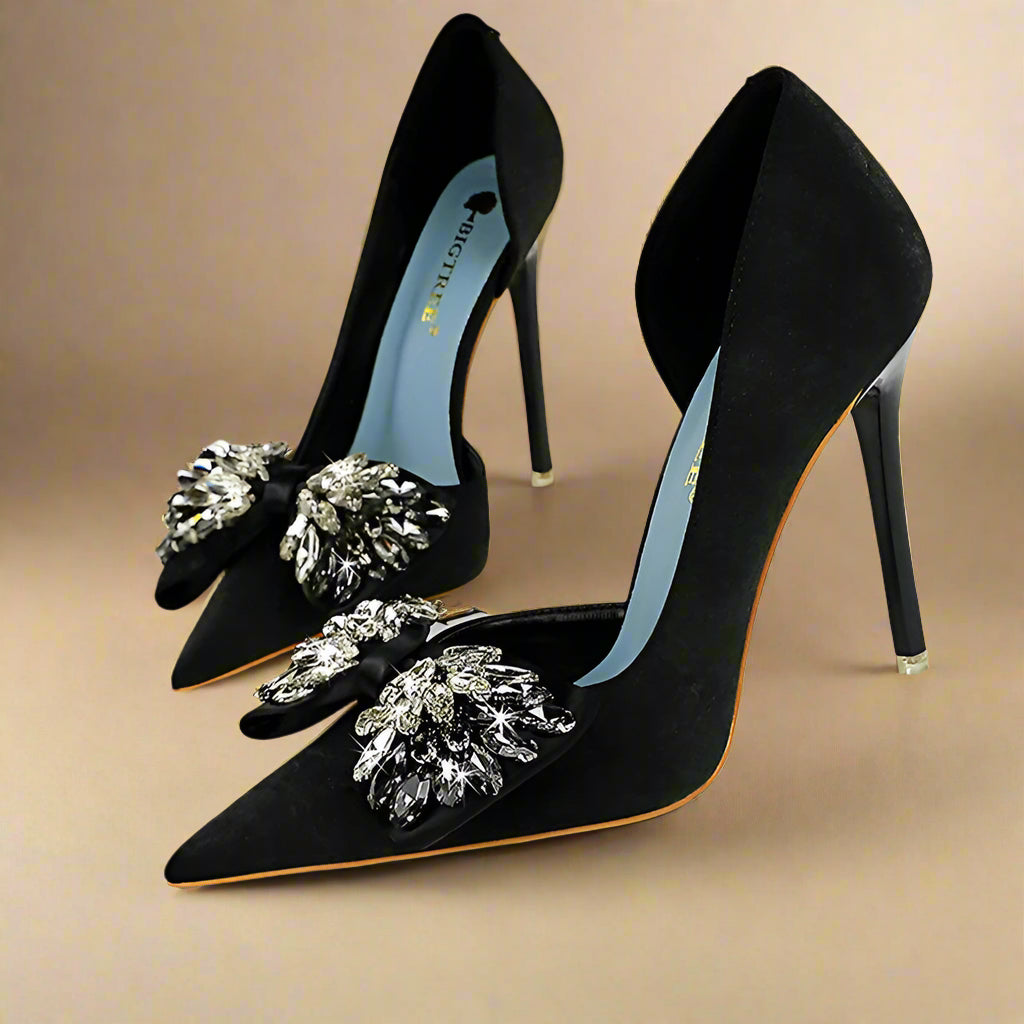 Stone Bow Heels