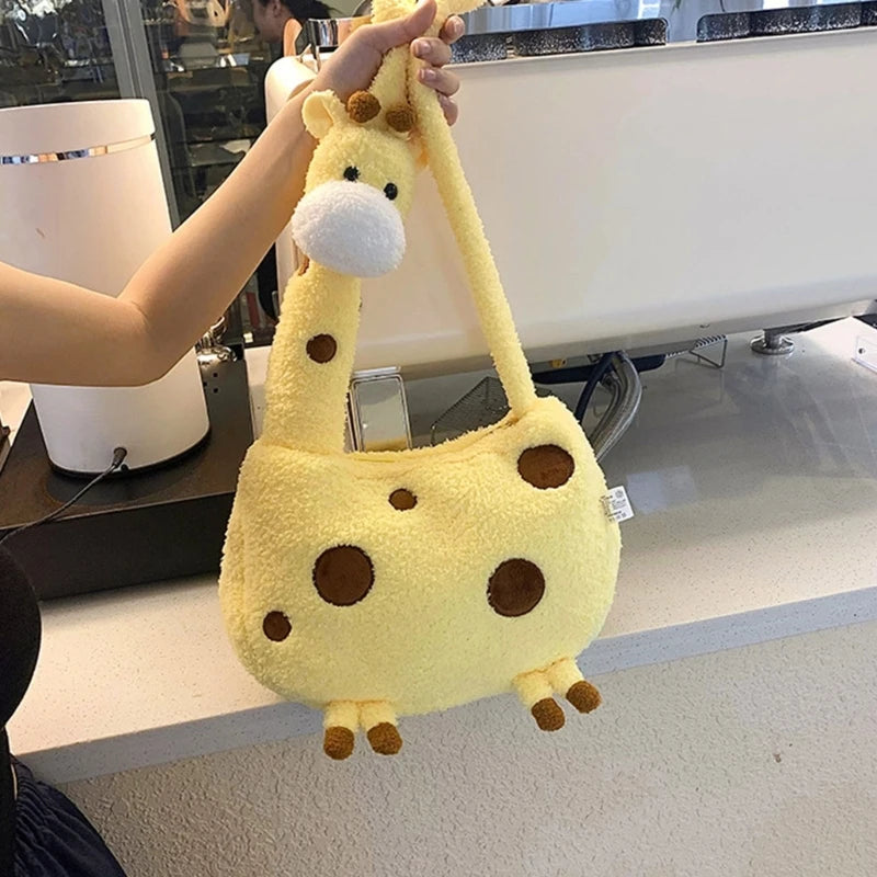 Giraffe Plush Bag