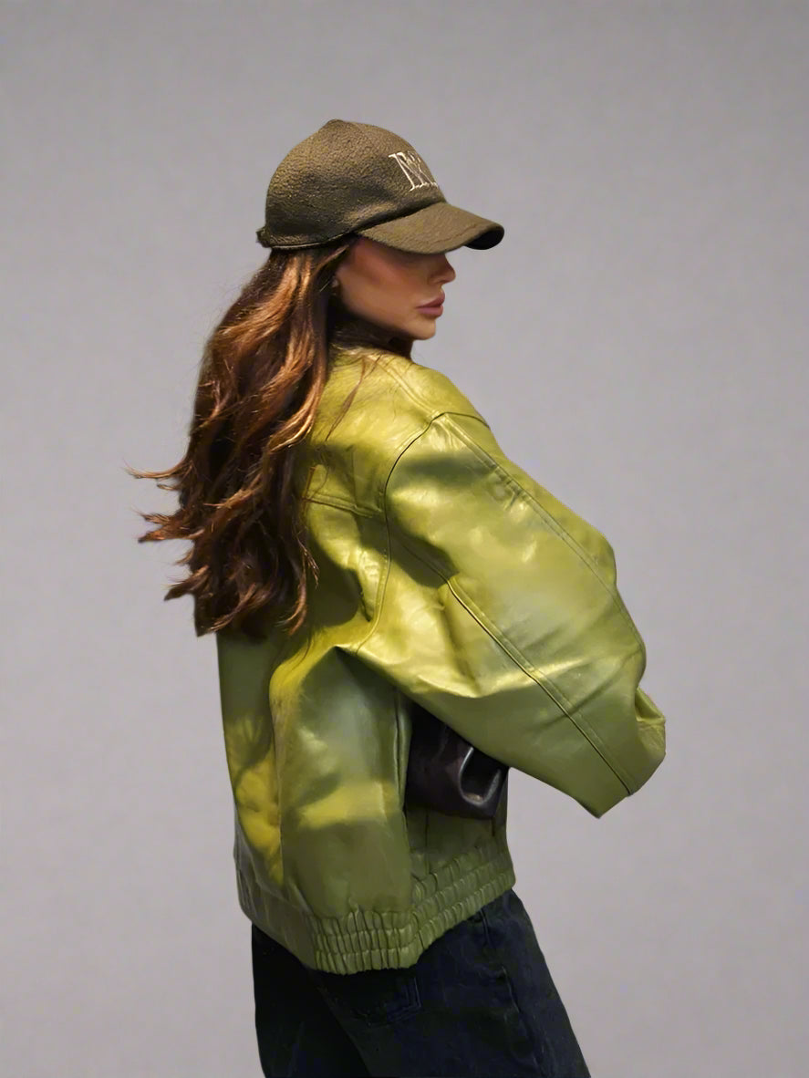 Loose Leather Jacket