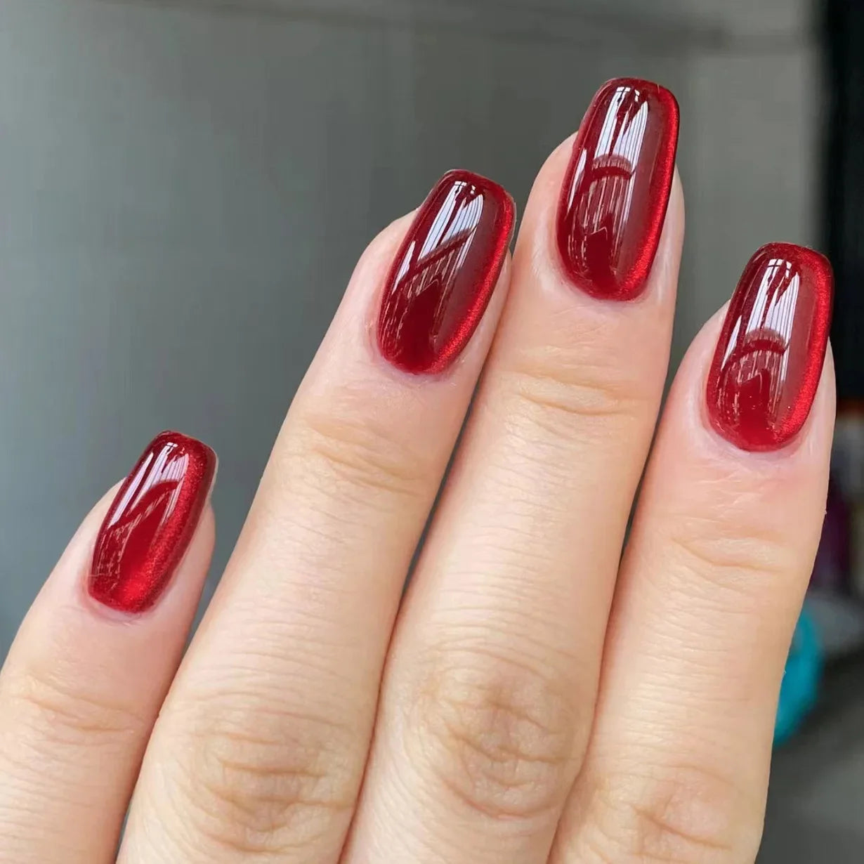 Red Vampire Press On Nails