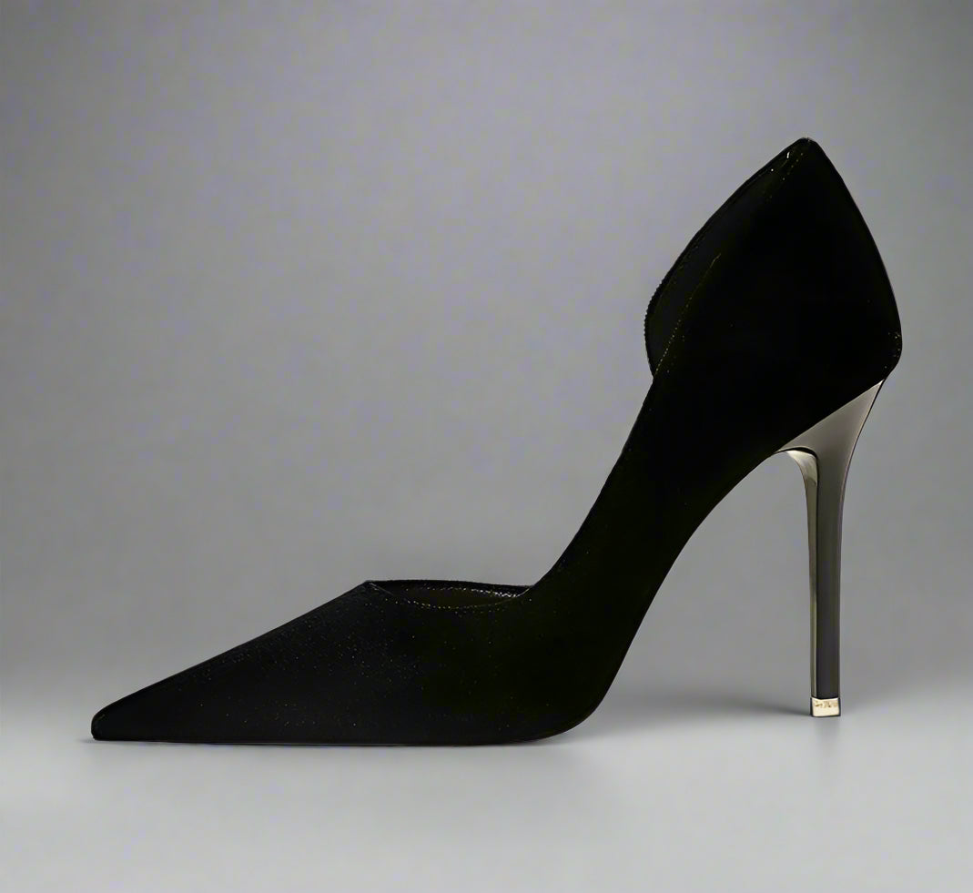 Suede High Heel