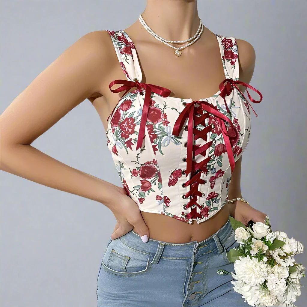 Red Cherry Corset