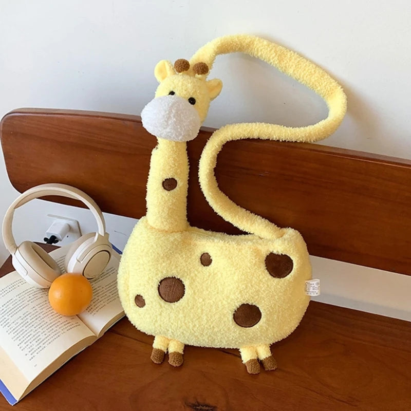 Giraffe Plush Bag