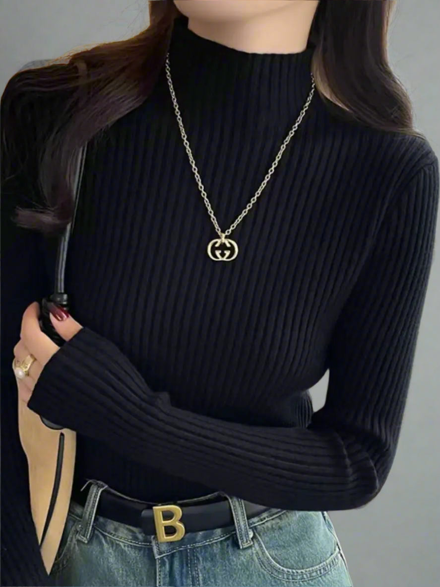 High Neck Sweater