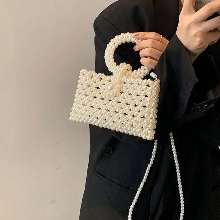 Pearl Square Handbag