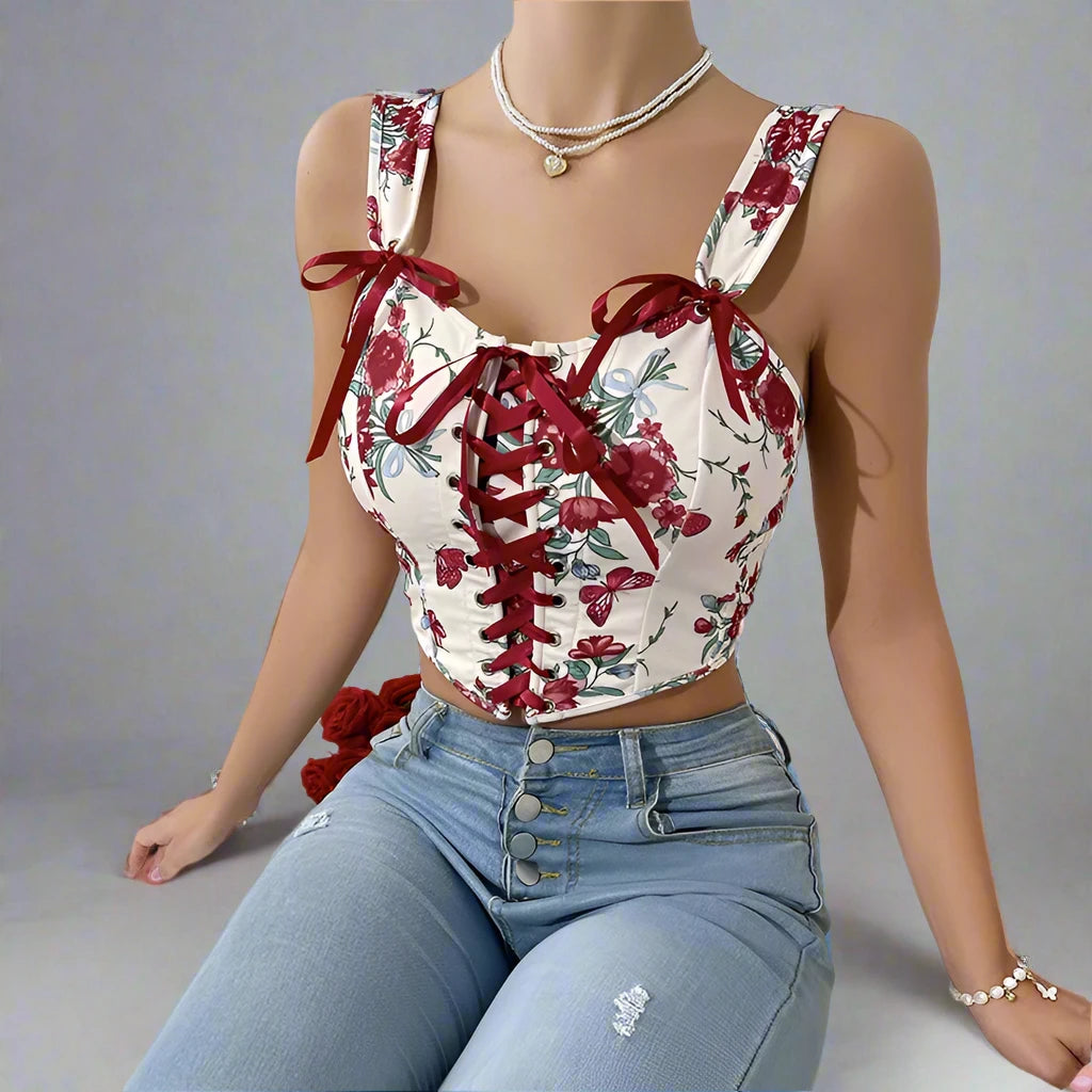 Red Cherry Corset