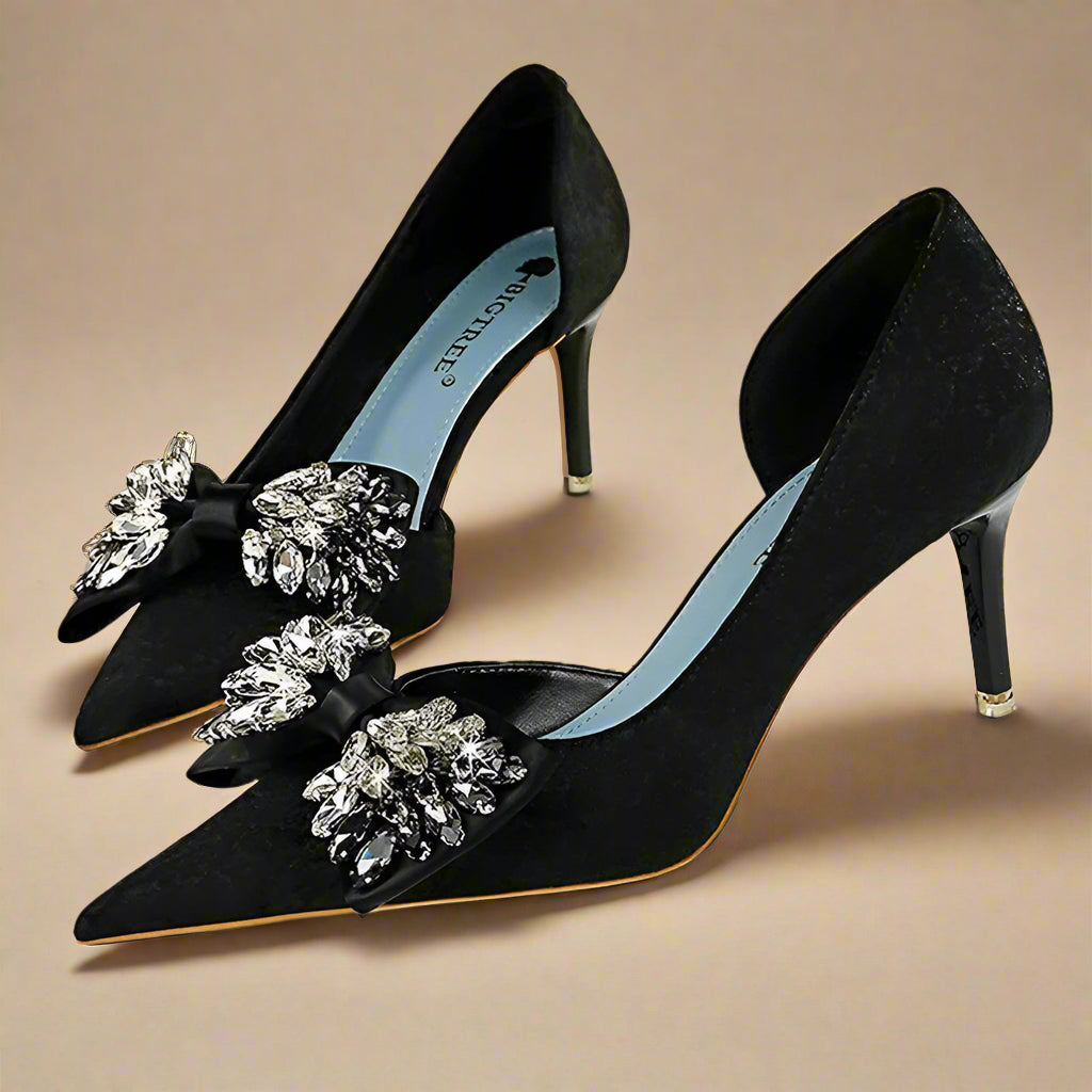 Stone Bow Heels