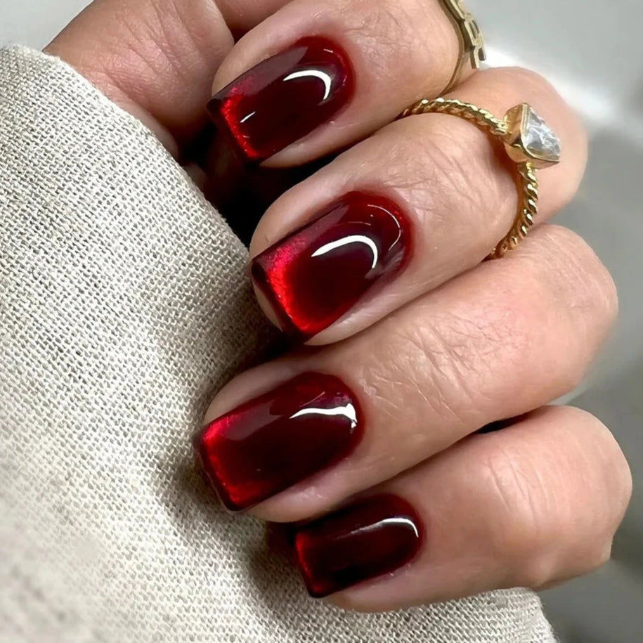 Red Vampire Press On Nails