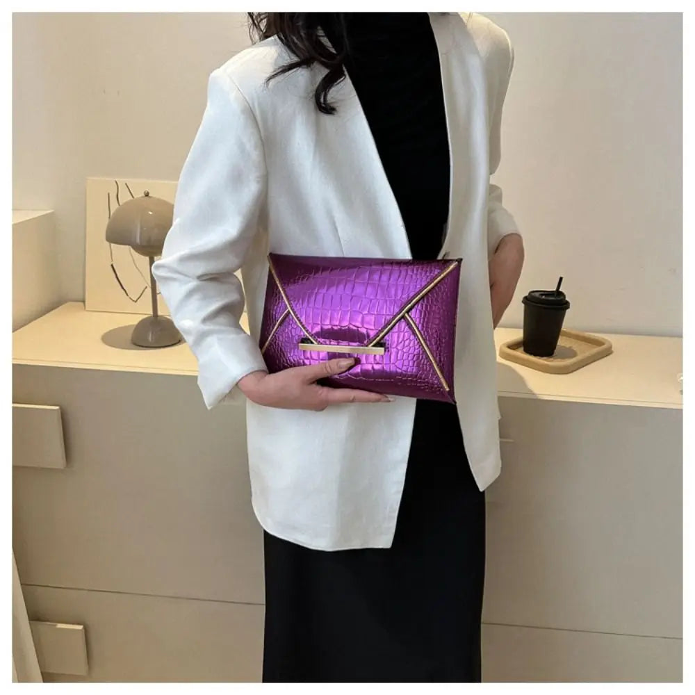 Crocodile Glossy Purse