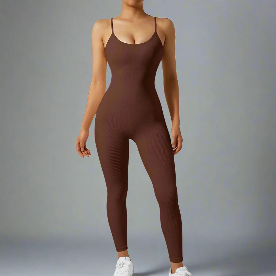 Sleeveless Sportswear Jumpsuit