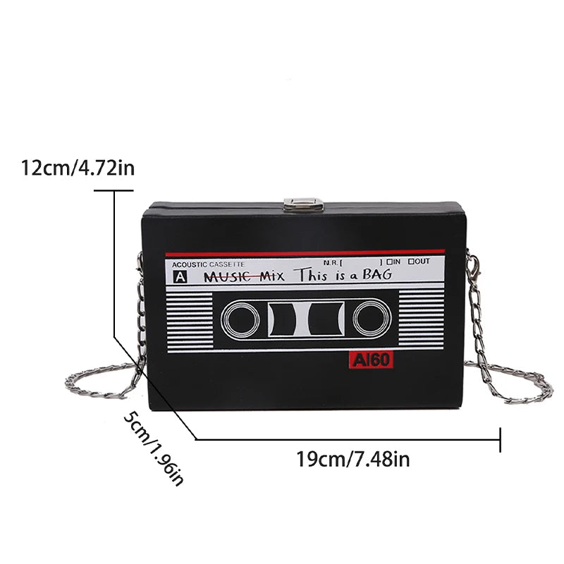 2Tape Radio Square Bag