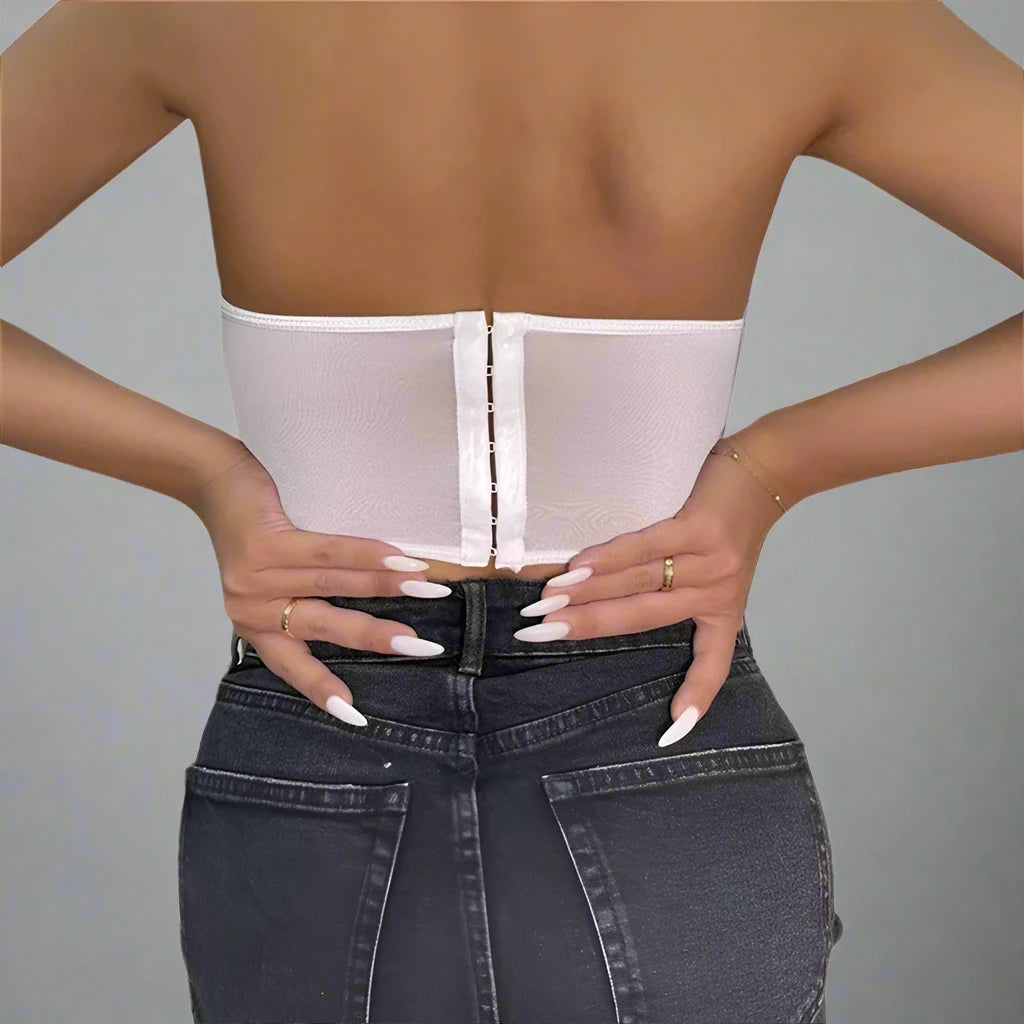 Cropped Corset Bustier