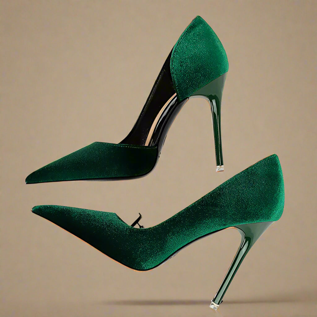 Suede High Heel