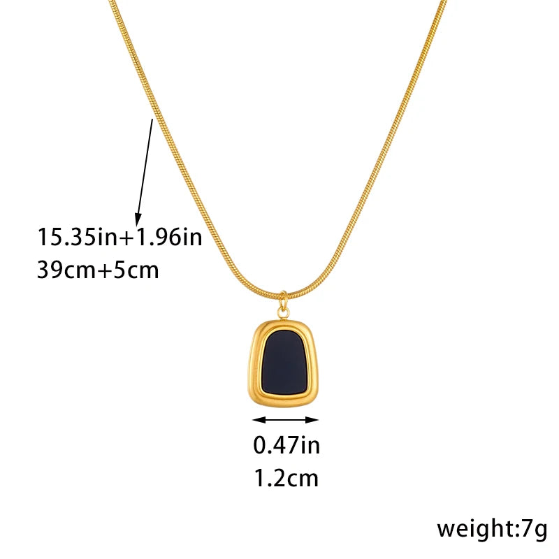 Geometric Necklace Set