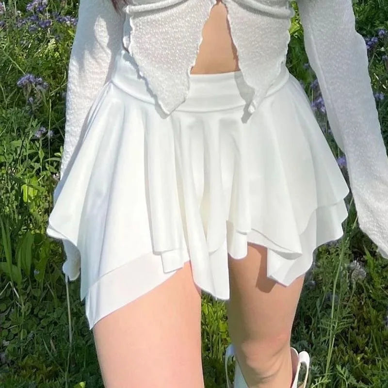 Tiered Miniskirt
