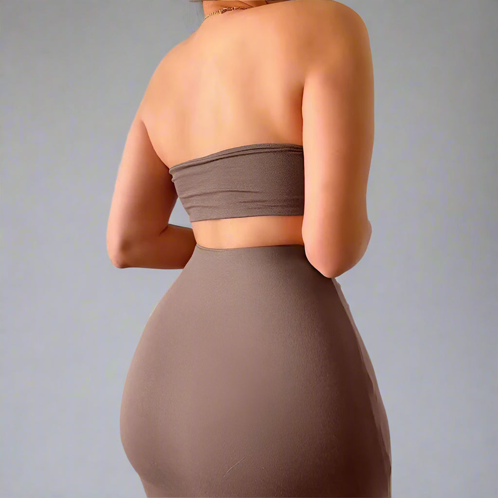 Comfortable Top-Skirt Set