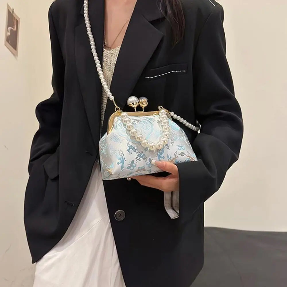 Embroidery Shoulder Purse