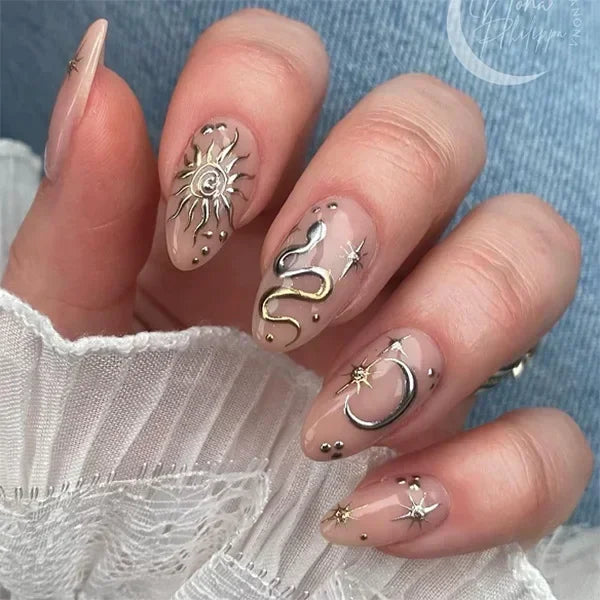 Princess Press on Nails