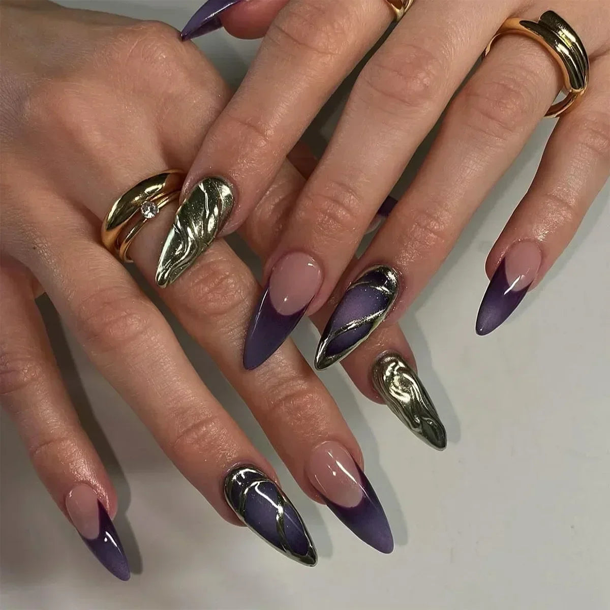 Princess Press on Nails