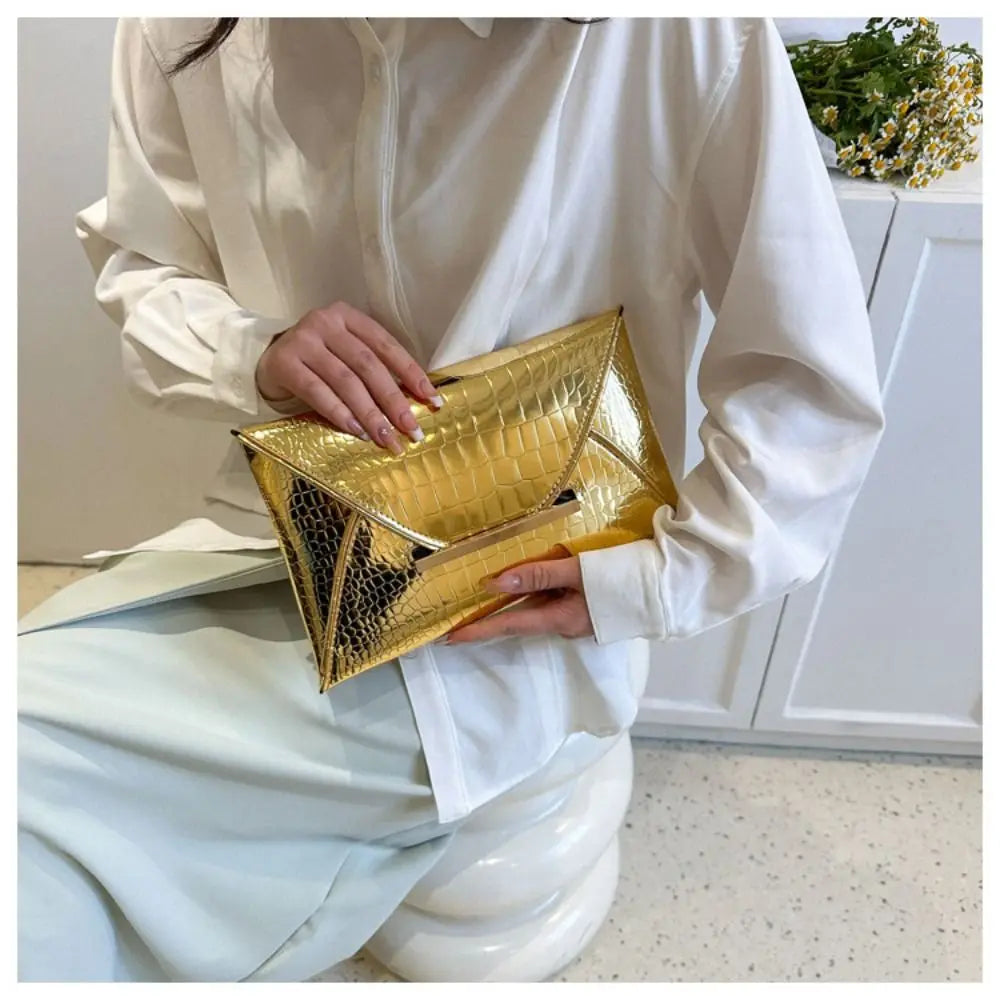 Crocodile Glossy Purse