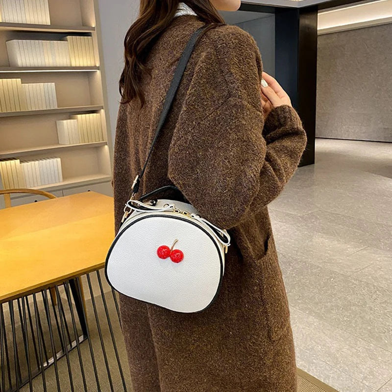 Cherry Round Backpack