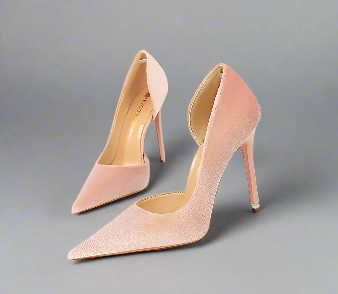 Suede High Heel