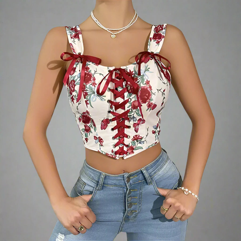 Red Cherry Corset