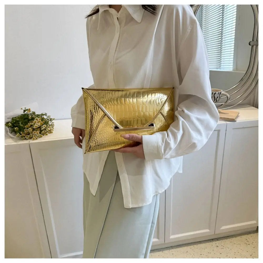 Crocodile Glossy Purse