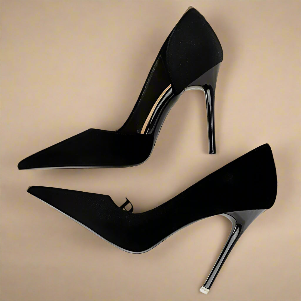 Suede High Heel