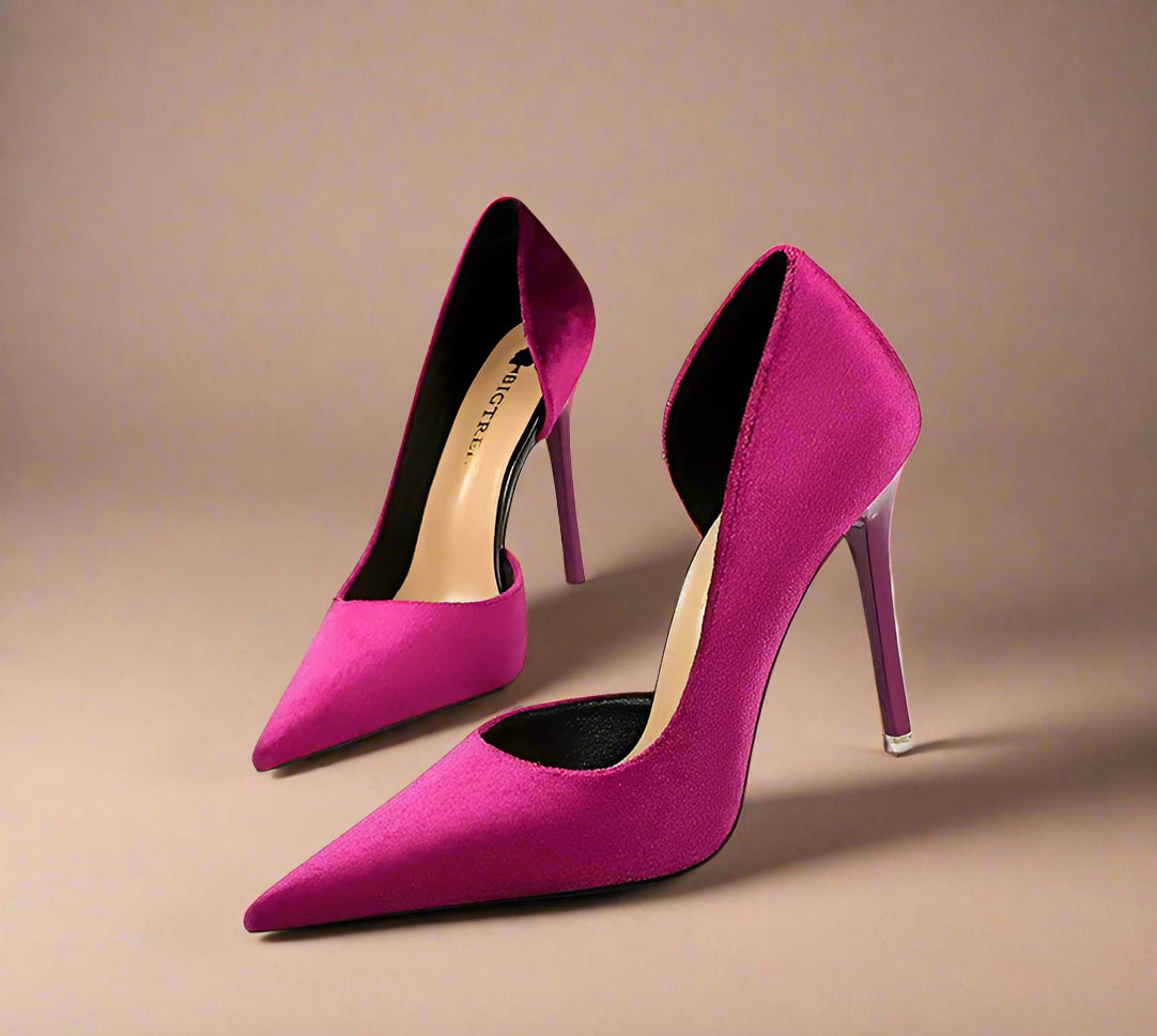 Suede High Heel