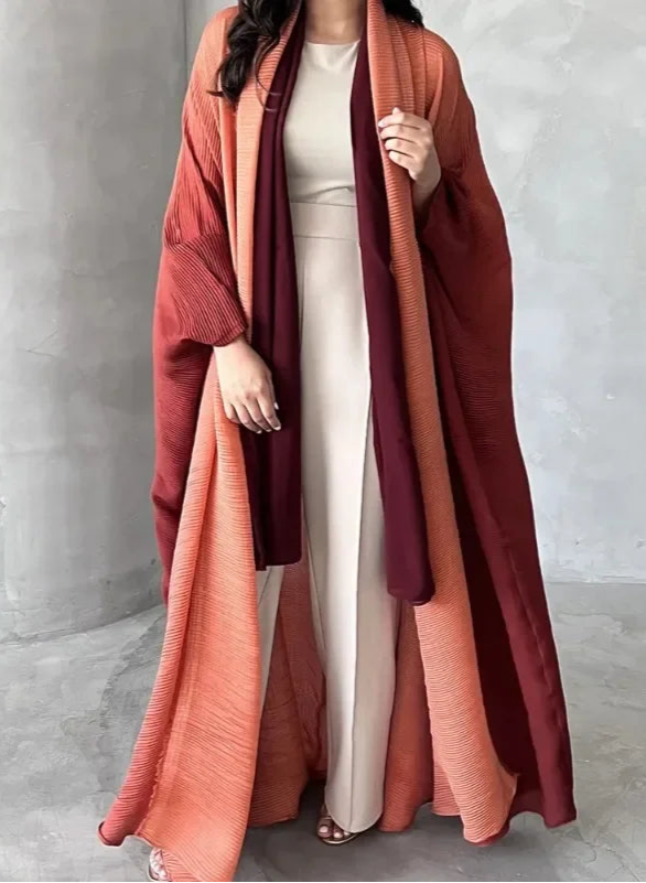 Jacket Bat Sleeve Scarf Coat
