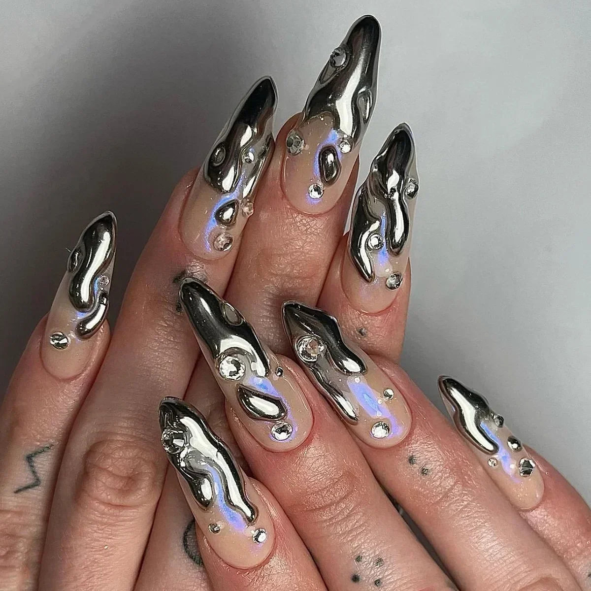 Princess Press on Nails