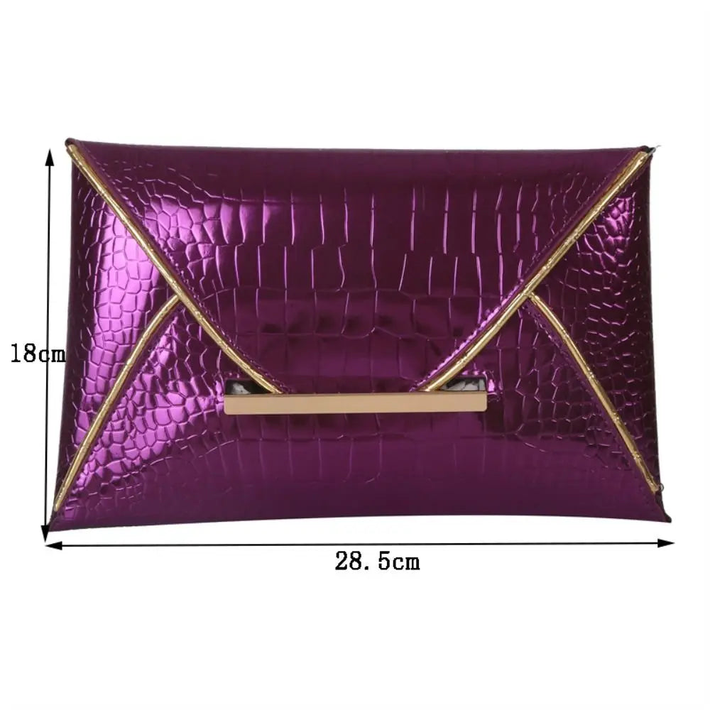 Crocodile Glossy Purse