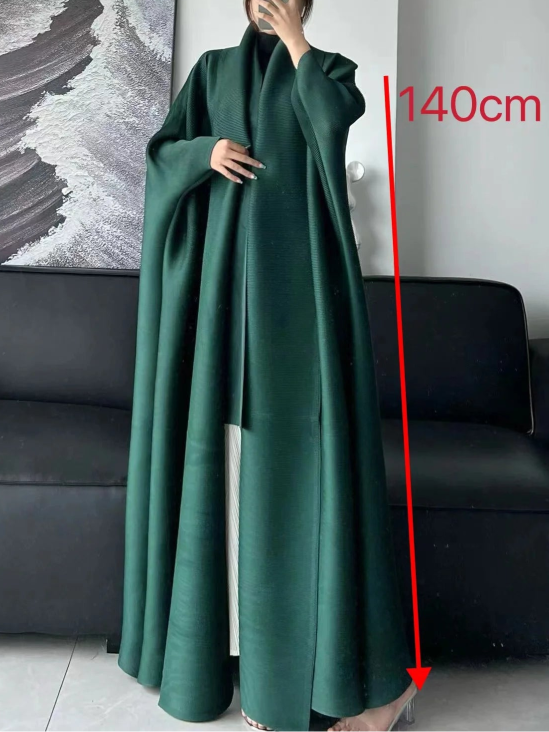 Jacket Bat Sleeve Scarf Coat