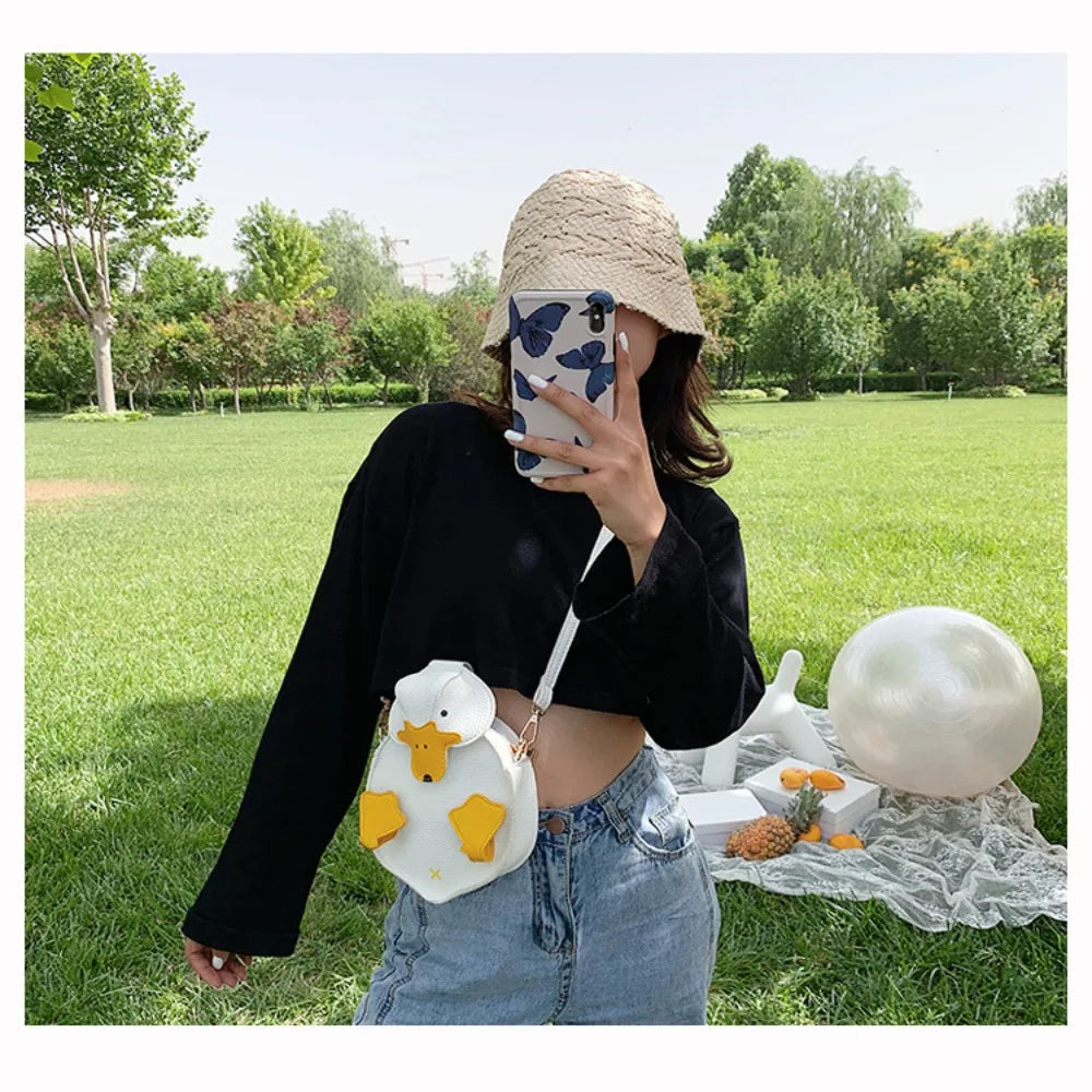 Duck Shape PU Leather Bag