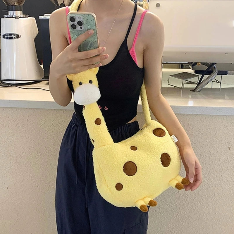 Giraffe Plush Bag