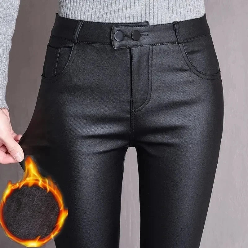 Faux PU Leather Pant