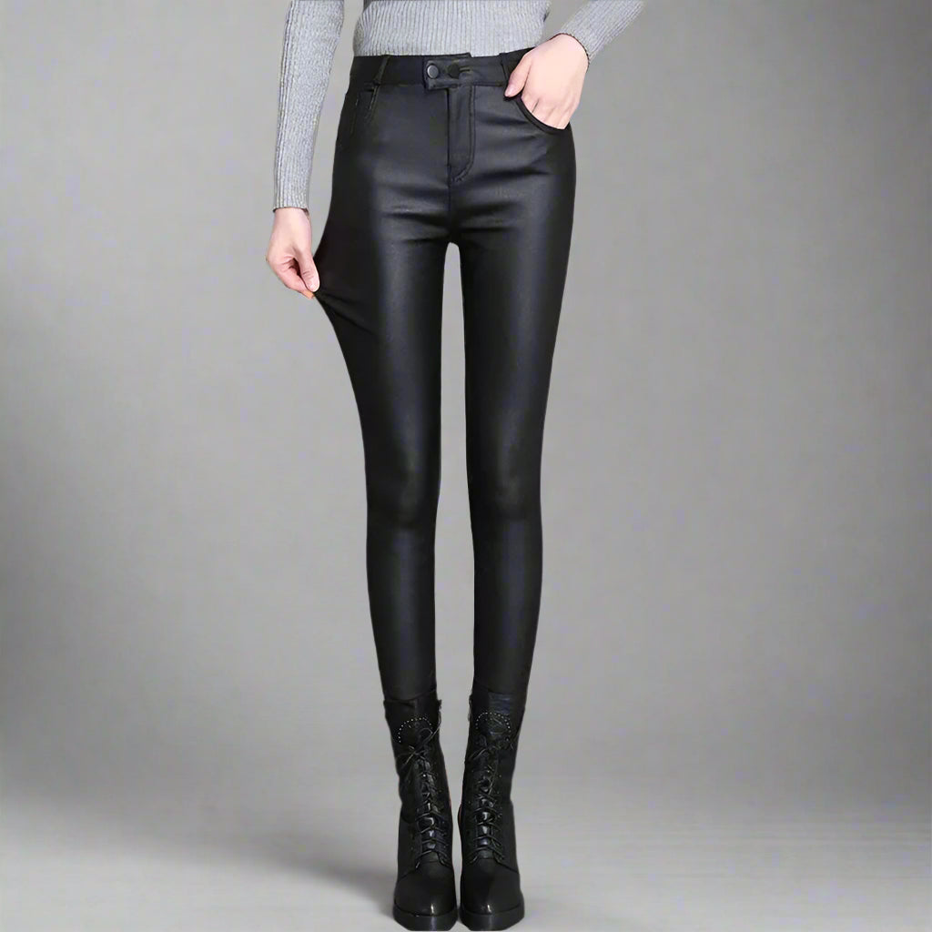 Faux PU Leather Pant